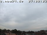 Der Himmel über Mannheim um 7:00 Uhr